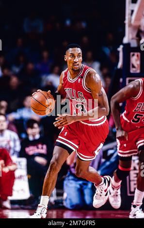 NBA Basketball, Scottie Pippen, Chicago Bulls Stock Photo - Alamy