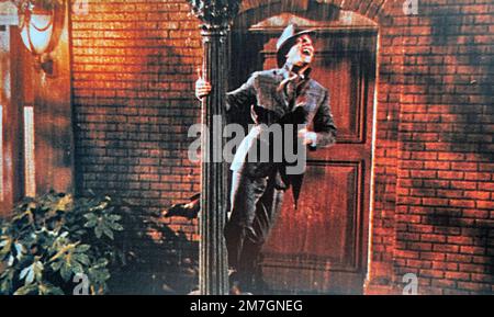 SINGIN' IN THE RAIN 1952 MGM film musical with Gene Kelly Stock Photo