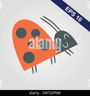 Cute caterpillar cartoon vector illustration Stock Vector