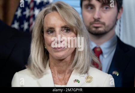 Washington, United States. 09th Jan, 2023. Ambassador Elizabeth Bagley is seen during her ceremonial swearing in with Vice President Kamala Harris as Ambassador to Brazil on Thursday, December 22, 2022 in the Eisenhower Executive Office Building in Washington, DC. Photo by Leigh Vogel/UPI Credit: UPI/Alamy Live News Stock Photo