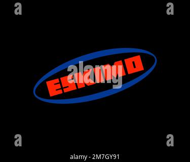 Eskimo ice cream, Logo, Black background Stock Photo - Alamy