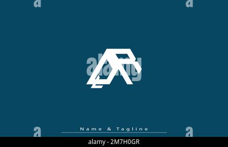 Alphabet letters Initials Monogram logo QR , RQ Stock Vector