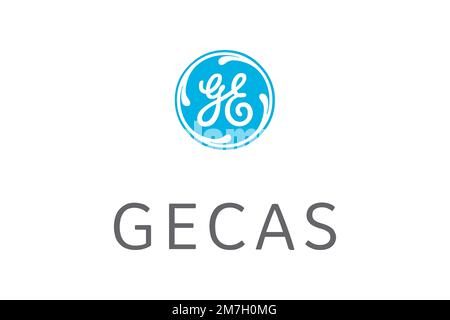 GE Capital Aviation Services, Logo, White Background Stock Photo