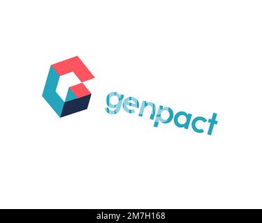 Genpact, Logo, White Background Stock Photo - Alamy