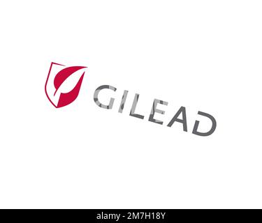 December 10, 2022, Brazil. In this photo illustration, the Gilead Sciences  logo is displayed on a smartphone screen. Stock Photo | Adobe Stock