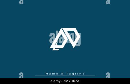 Alphabet letters Initials Monogram logo QO ,OQ Stock Vector