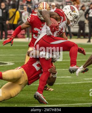 San Francisco 49ers running back Jordan Mason (24) warms up before an NFL  football game against the Arizona Cardinals, Sunday, Jan.8, 2023, in Santa  Clara, Calif. (AP Photo/Scot Tucker Stock Photo - Alamy