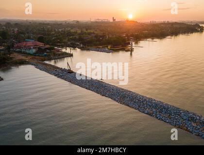 Landscape photos of Alor Gajah's district one of Malacca state of Malaysia Stock Photo