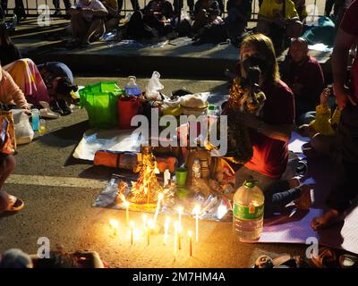 Manila, Philippines. 08th Jan, 2023. Around 370,000 Catholic devotees attended feast of Black Nazarene in Manila Philippines. (Photo by Sherbien Dacalanio/Pacific Press) Credit: Pacific Press Media Production Corp./Alamy Live News Stock Photo