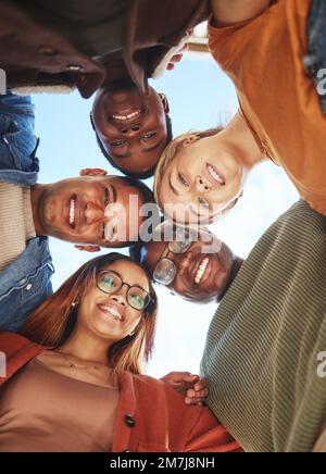Diversity Friends Friendship Teamwork Huddle Concept Stock Photo - Alamy