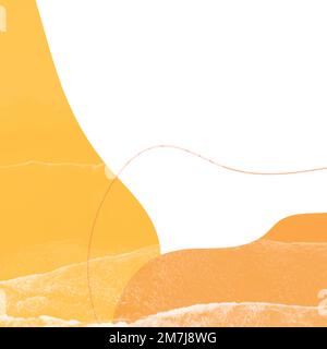 Orange tone simple Memphis vector Stock Vector