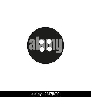 clothing button icon illustration isolated vector sign symbol Stock Vector