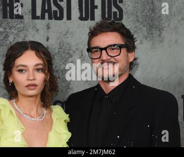 USA. Pedro Pascal in the (C)HBO Max new series; The Last of Us (2023).  Plot: Joel and Ellie, a pair connected through the harshness of the world  they live in, are forced