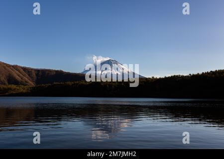 Mount Fuji, the top of japan Stock Photo