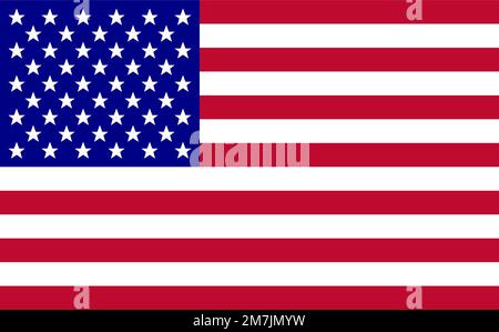 usa flag Vector illustration. Eps 10 america flag Stock Vector