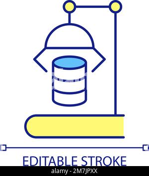 Improve manufacturing process RGB color icon Stock Vector Image & Art ...
