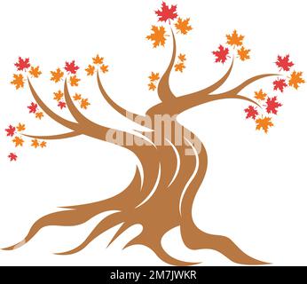 Maple logo icon design illustration Stock Vector