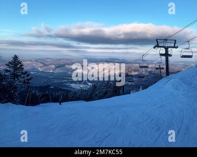 Great view at Killington Ski Resort, Vermont, New England Stock Photo