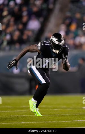 Philadelphia Eagles' A.J. Brown runs during the first half of an NFL  football game against the Tennessee Titans, Sunday, Dec. 4, 2022, in  Philadelphia. (AP Photo/Matt Slocum Stock Photo - Alamy