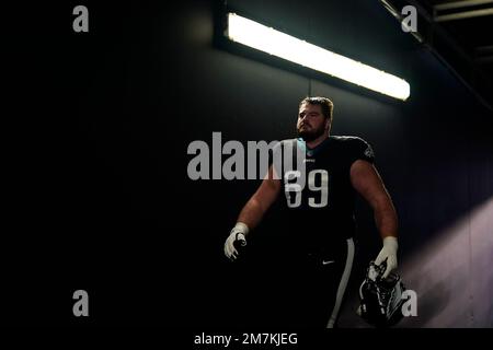 Philadelphia Eagles center Landon Dickerson (69) is introduced before an  NFL football game against the New York Giants, Sunday, Jan. 8, 2023, in  Philadelphia. (AP Photo/Rich Schultz Stock Photo - Alamy