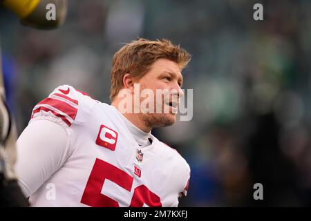 New York Giants long snapper Casey Kreiter in action before an NFL football  game, Sunday, Jan. 8, 2023, in Philadelphia. (AP Photo/Matt Rourke Stock  Photo - Alamy