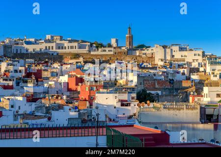 Tangier Rooftops Over the rooftops in Tangier. Shot from the rooftop of Riad Tingis ...