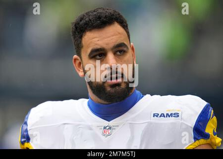 Guard (63) Oday Aboushi of the Los Angeles Rams against the Arizona  Cardinals in an NFL football game, Sunday, Sept. 25, 2022, in Glendale, AZ.  Rams won 20-12. (AP Photo/Jeff Lewis Stock Photo - Alamy