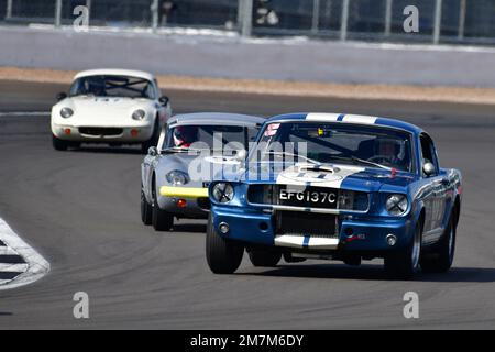 Larry Tucker, Paul Kennelly, Ford Shelby Mustang GT350, Masters Historic Racing, International Trophy for Classic GT Cars Pre ’66, a fifty minute race Stock Photo