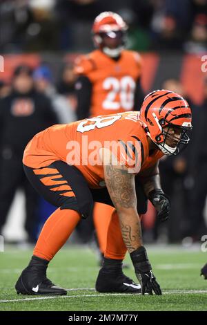 New York Giants offensive tackle Roy Mbaeteka (61) warms up before a  preseason NFL football game against the Cincinnati Bengals Sunday, Aug. 21,  2022, in East Rutherford, N.J. (AP Photo/John Munson Stock