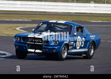 Larry Tucker, Paul Kennelly, Ford Shelby Mustang GT350, Masters Historic Racing, International Trophy for Classic GT Cars Pre ’66, a fifty minute race Stock Photo