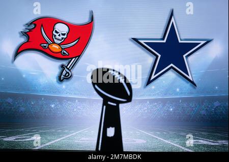 Tampa Bay Usa January 2023 Dallas Cowboys Tampa Bay Buccaneers