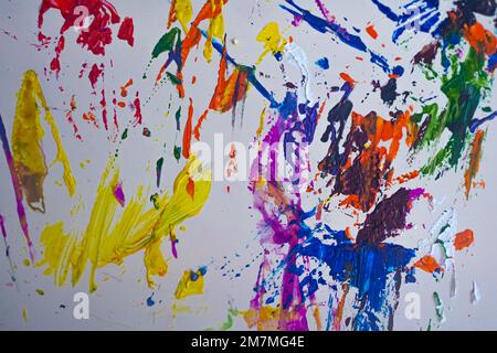 Abstract art creative background. Hand painted background. Brushstrokes of paint. Modern art. Stock Photo