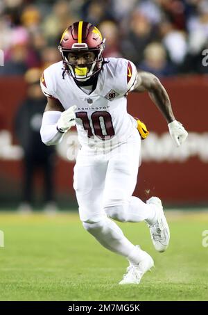 Dallas Cowboys wide receiver T.Y. Hilton (16) runs during an NFL football  game against the Washington Commanders, Sunday, January 8, 2023 in  Landover. (AP Photo/Daniel Kucin Jr Stock Photo - Alamy