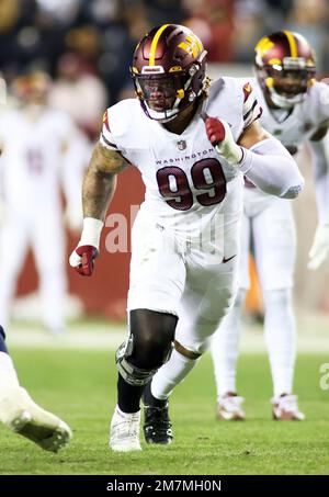 January 1, 2023 : Cleveland Browns defensive end Myles Garrett (95) in  action before the game against the Washington Commanders in Landover, MD.  Photographer: Cory Royster (Credit Image: Â© Cory Royster/Cal Sport