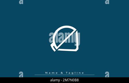 Alphabet letters Initials Monogram logo QV , VQ Stock Vector