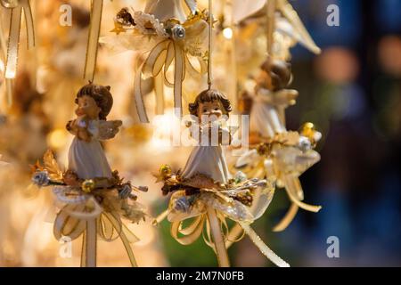 Christmas tree decorations, Christmas, Advent season, angels Stock Photo