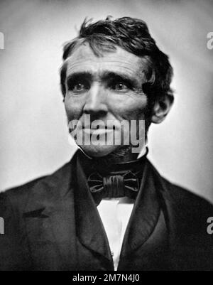 Charles Goodyear. Portrait of the American chemist and inventor of vulcanised rubber, Charles Goodyear (1800-1860) Stock Photo