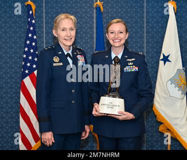 Maj. Gen. Jeannie Leavitt, Air Force chief of safety, trades stories ...