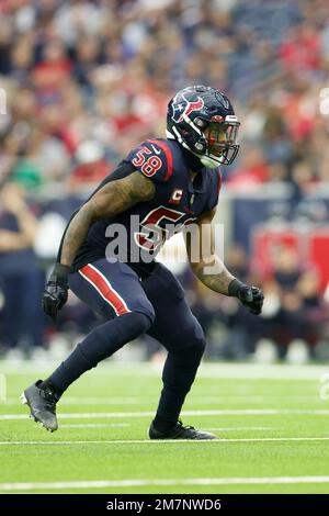 December 4, 2022: Cleveland Browns linebacker Tony Fields II (42) prior to  a game between the Cleveland Browns and the Houston Texans in Houston, TX.  ..Trask Smith/CSM/Sipa USA(Credit Image: © Trask Smith/Cal