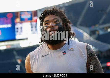 Minnesota Vikings defensive tackle Khyiris Tonga (95) walks off the field  against the Detroit Lions during an NFL football game, Sunday, Dec. 11,  2022, in Detroit. (AP Photo/Rick Osentoski Stock Photo - Alamy