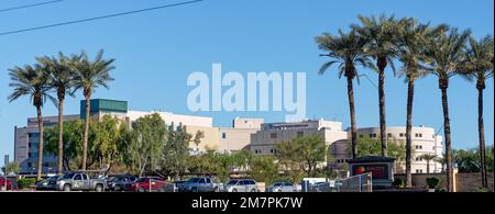 Sun City West, Arizona - Nov. 17, 2022: Banner Del E. Webb Medical Center is currently the eighth largest hospital in the Valley. Stock Photo