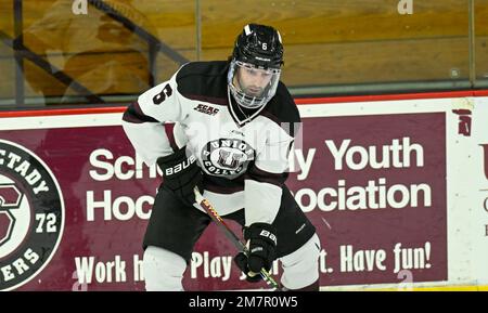 Union goaltender Connor Murphy (31) during an NCAA hockey game against  Northeastern on Saturday, Dec. 3, 2022, in Schenectady, N.Y. (AP Photo/Hans  Pennink Stock Photo - Alamy