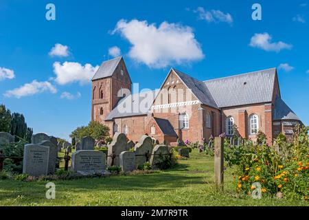 St. John's Church, called Friesendom, in Nieblum, Foehr, North Frisian Island, North Frisia, Schleswig-Holstein, Germany Stock Photo