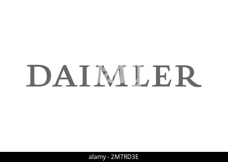 Daimler Mobility, Logo, White background Stock Photo