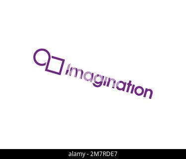 Imagination Technologies, rotated logo, white background Stock Photo ...