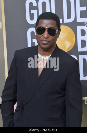 Beverly Hills, United States. 10th Jan, 2023. Babyface arrives for the 80th annual Golden Globe Awards at the Beverly Hilton in Beverly Hills, California on Tuesday, January 10, 2023. Photo by Jim Ruymen/UPI Credit: UPI/Alamy Live News Stock Photo