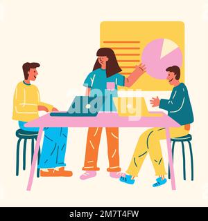 Business flat design style vector illustration Stock Vector