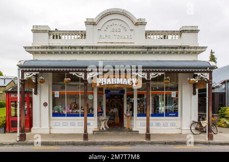 Pharmacy, 20 Buckingham Street, Arrowtown, New Zealand, Tuesday, December 27, 2022. Stock Photo