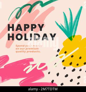 Colorful website banner design vector set Stock Vector