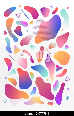 Colorful abstract seamless patterned background vector Stock Vector